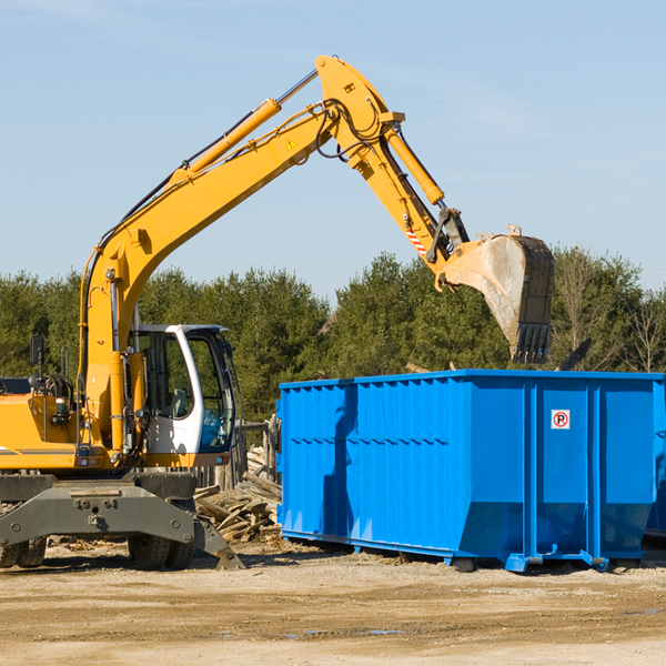 what happens if the residential dumpster is damaged or stolen during rental in Heavener